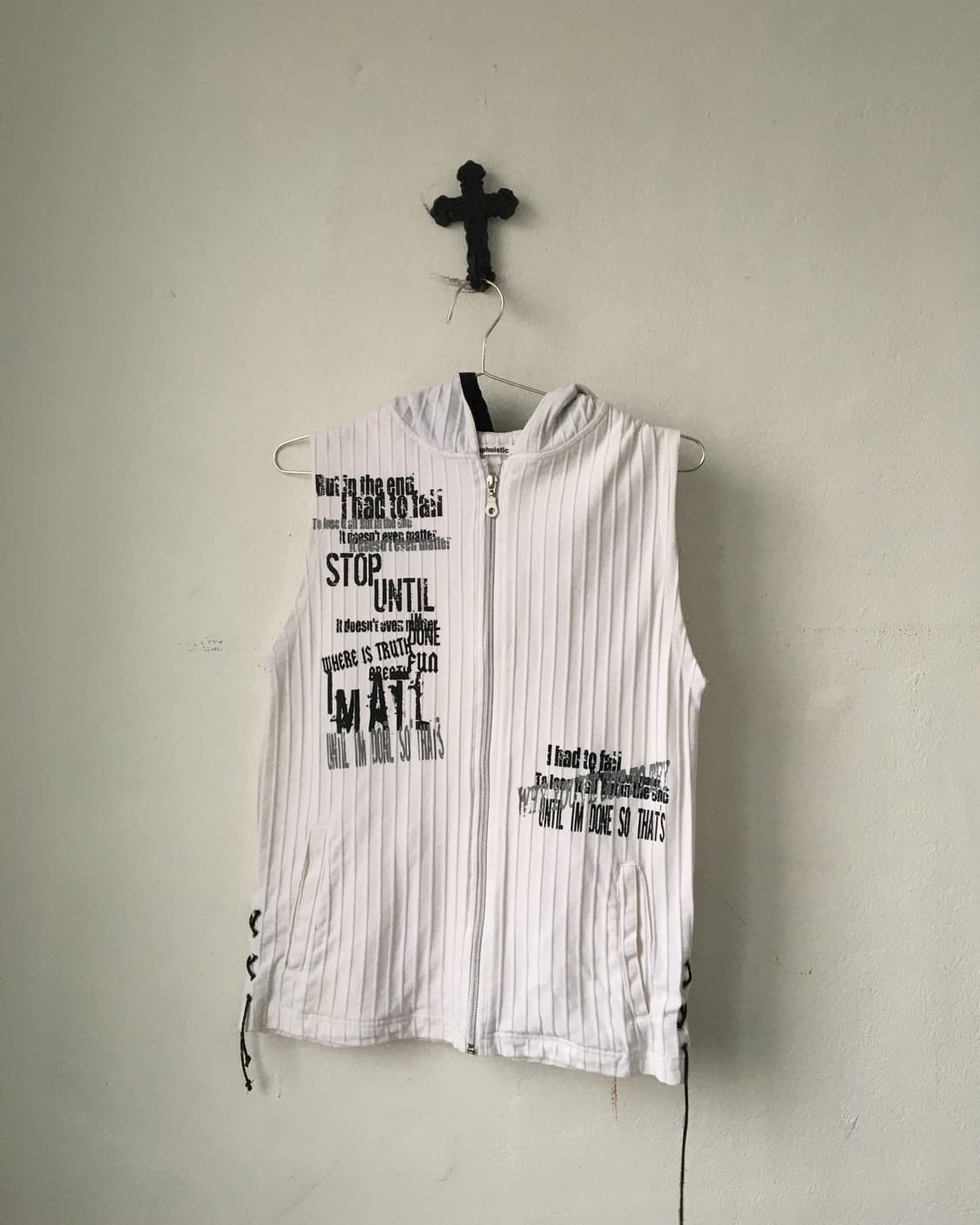 Side lace up point lettering printing ho 상품이미지1