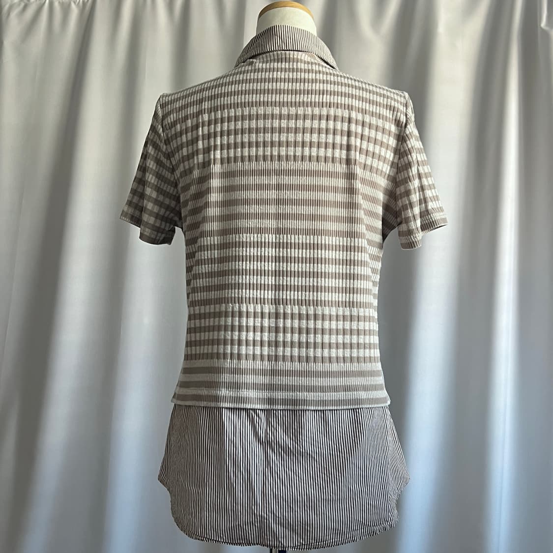 stripe layerd shirt 상품이미지3