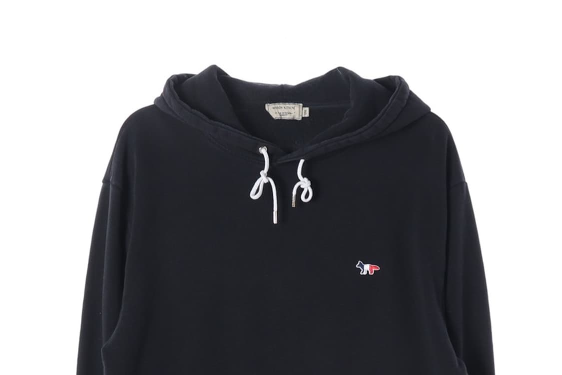 메종키츠네 트리컬러 폭스 패치 클래식 후드티 XXL 상품이미지3