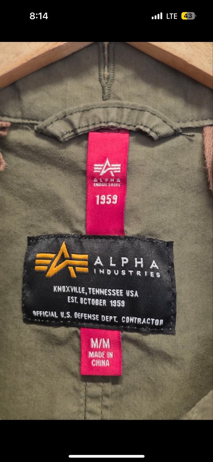 M 알파인더스트리 m65 야상 자켓  상품이미지3