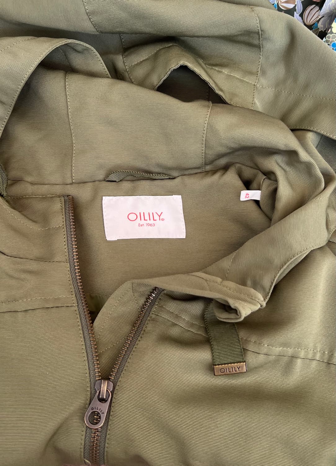 오일릴리 여성 카키 후드바람막이점퍼 간절기점퍼 상품이미지5