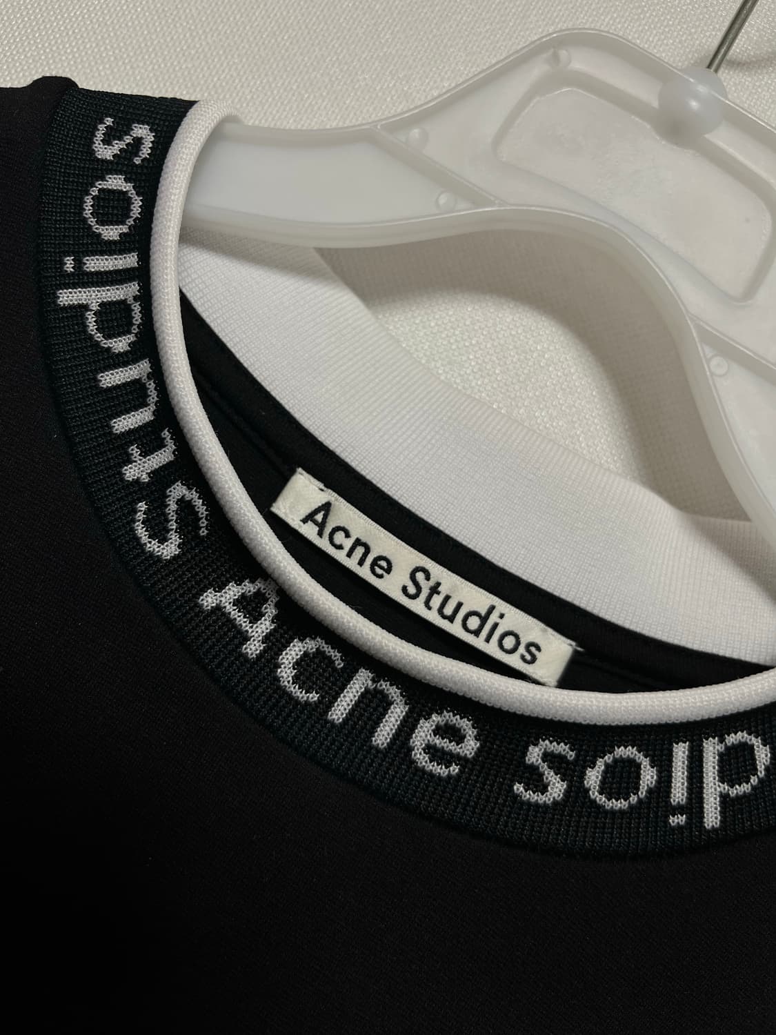 아크네 스튜디오 블랙 로고 반팔티 M 상품이미지2
