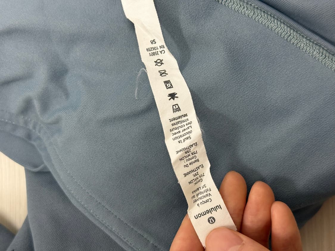 룰루레몬 레깅스 블루 그레이 2사이즈 상품이미지5