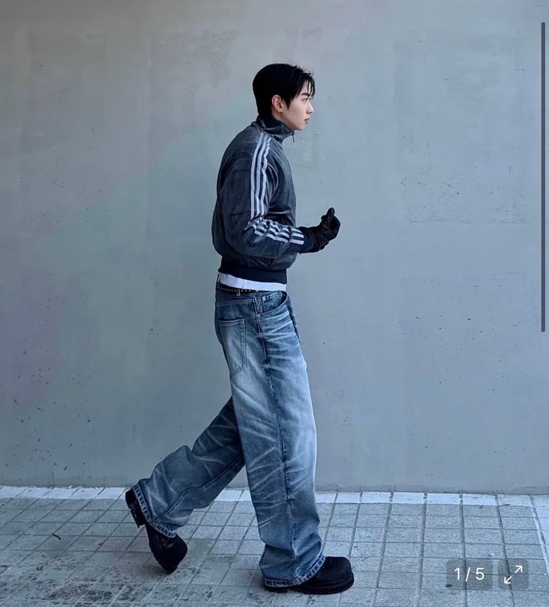 포스센스티브 와이드데님 팬츠 2사이즈 상품이미지3