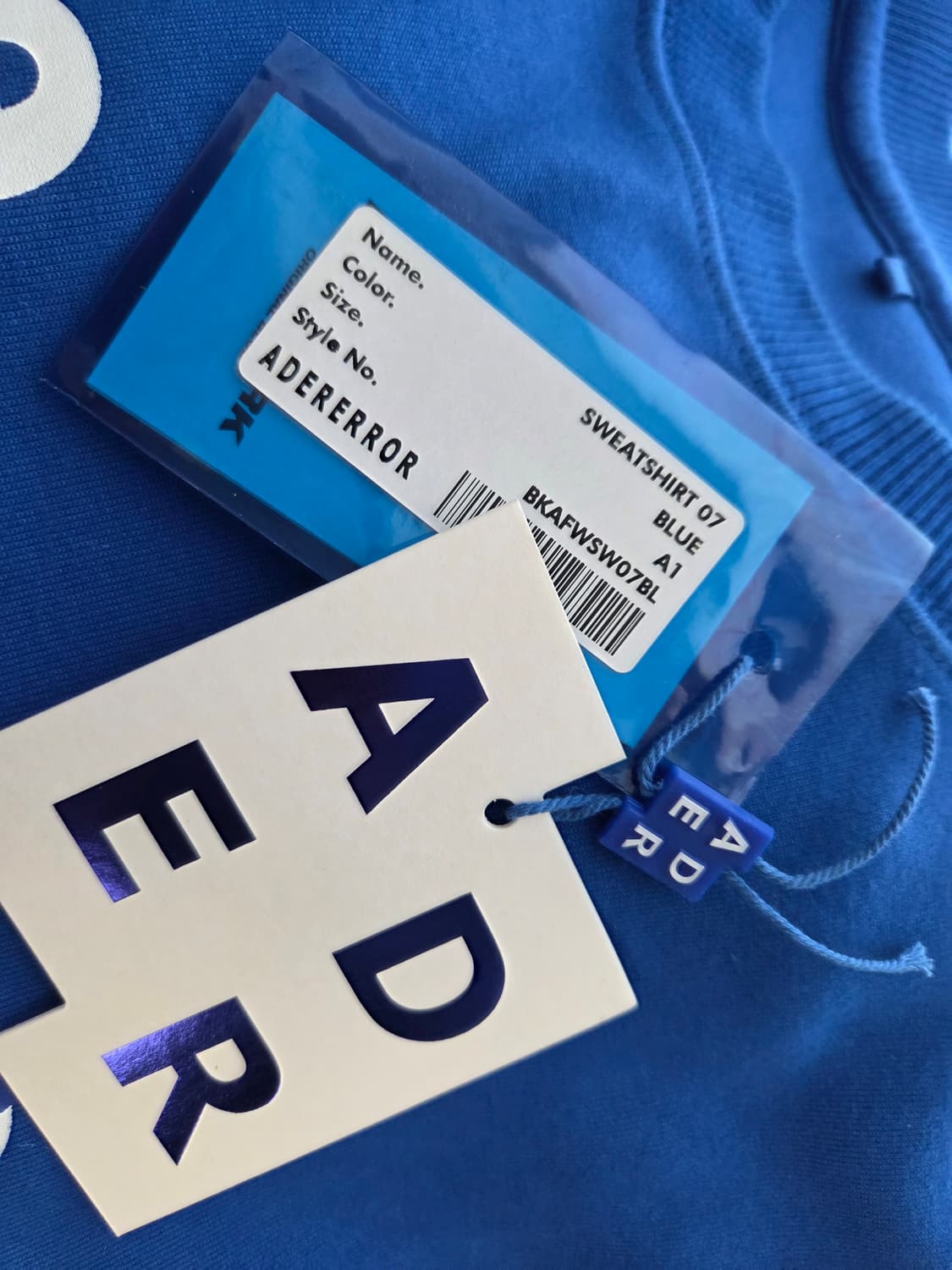 아더에러 21FW 위아더챔피언 맨투맨 A1 택보유 상태 최상 상품이미지9