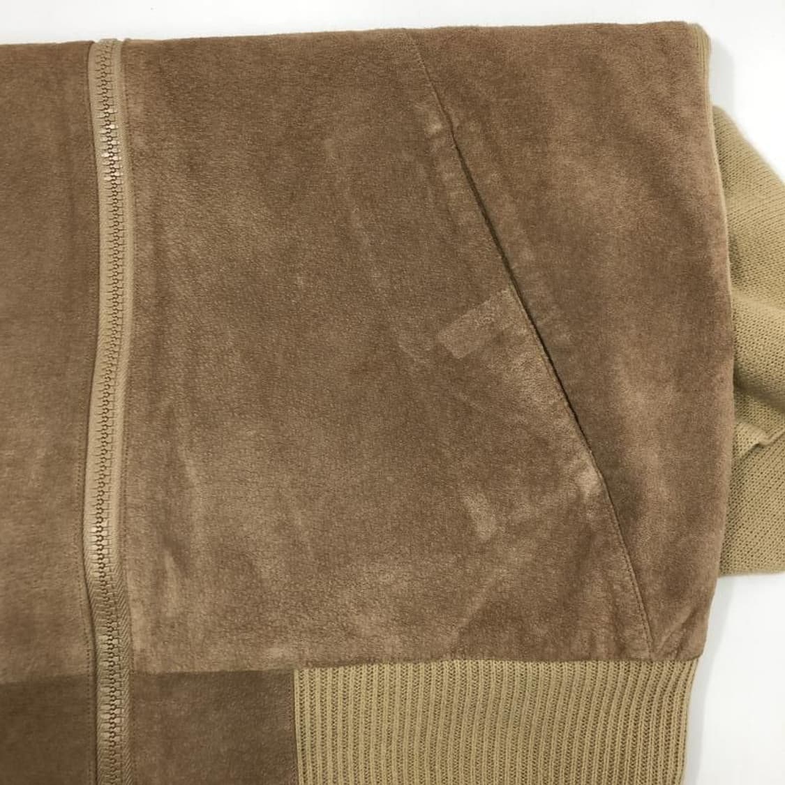 넘버나인 스웨이드 하이브리드 집업 자켓 상품이미지6