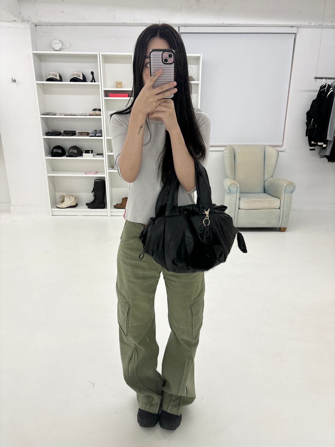(재입고)See by chloe 나일론 키링 백 상품이미지8