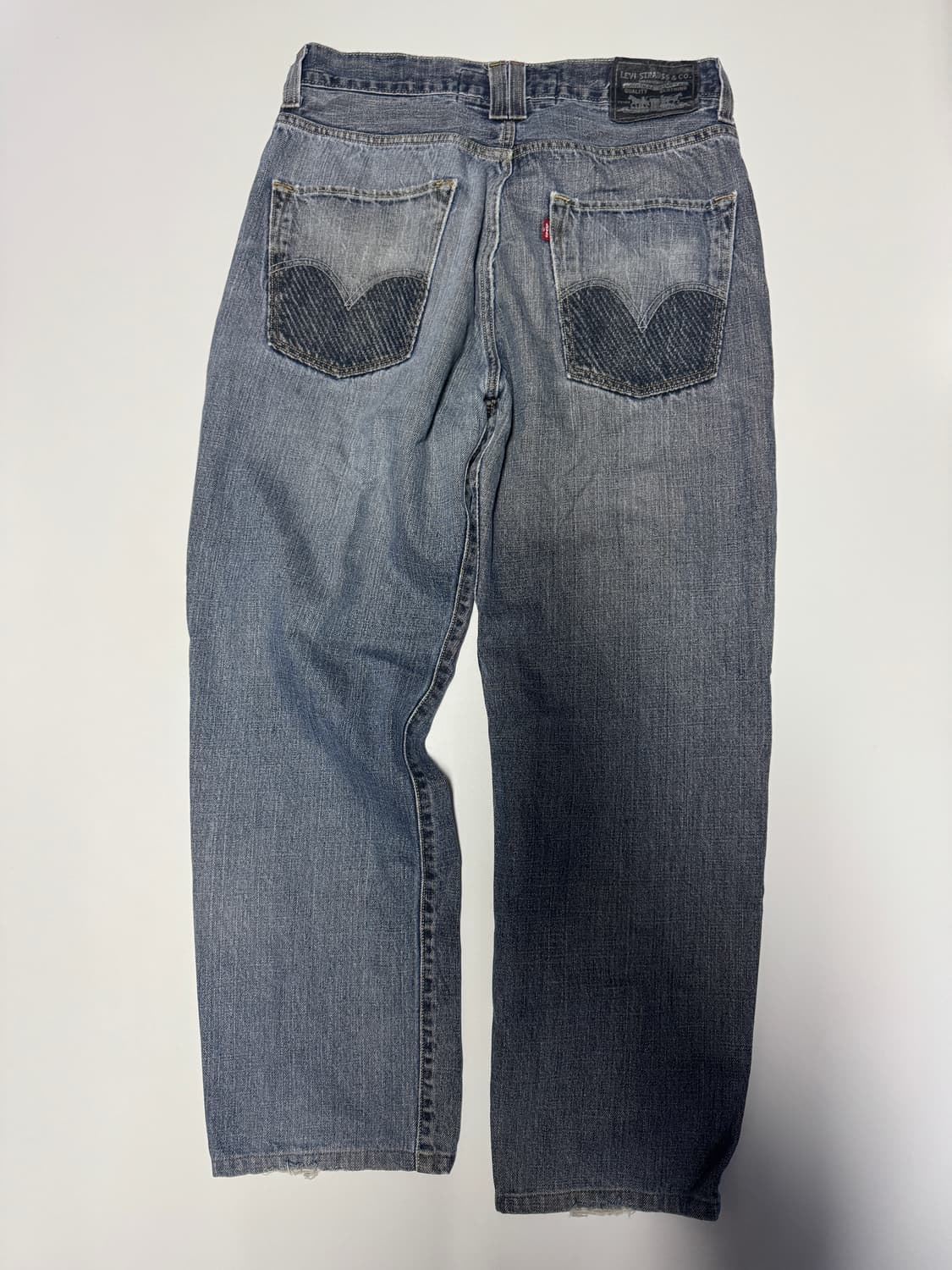 리바이스 569 로우 스트레이트 핏 빈티지 워싱 데님팬츠 상품이미지1