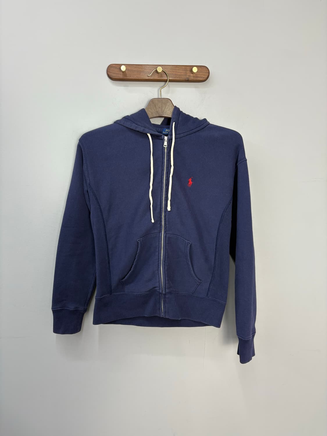 폴로랄프로렌 레드포니 네이비 코튼혼방 후드집업 A2967 상품이미지2