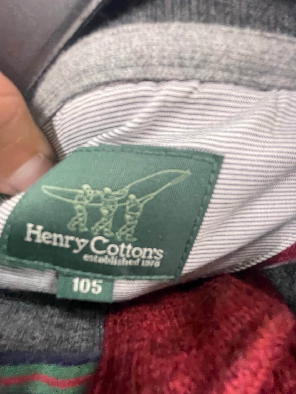 헨리코튼 니트 상품이미지2