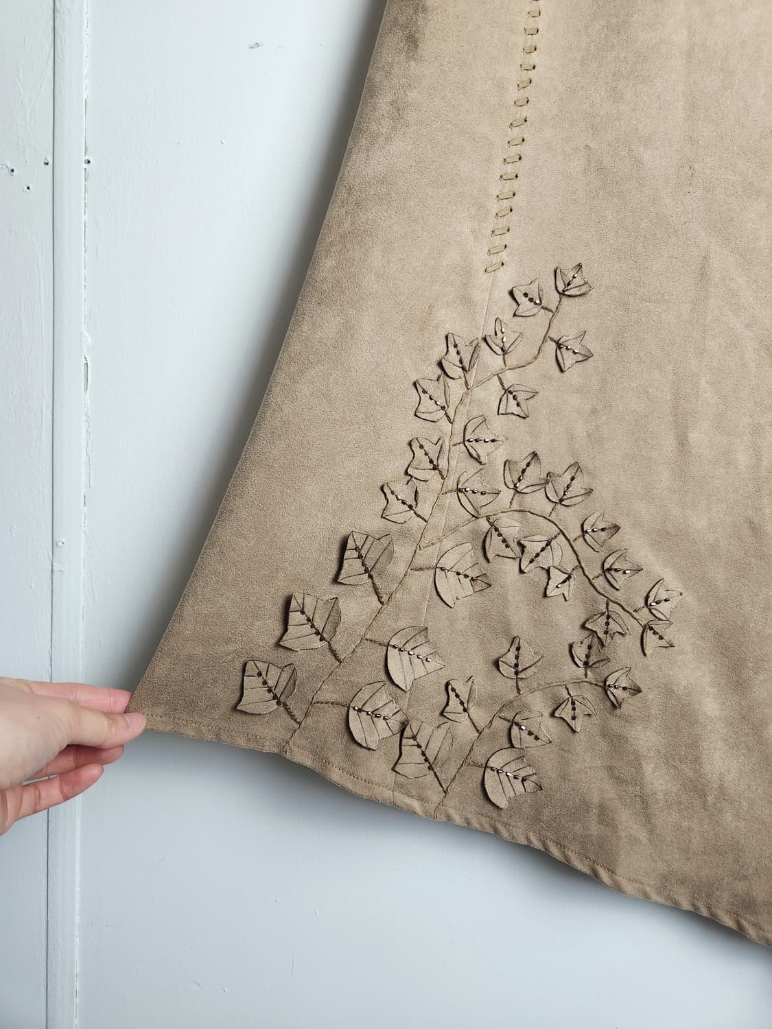 스웨이드 언발 스커트 상품이미지8