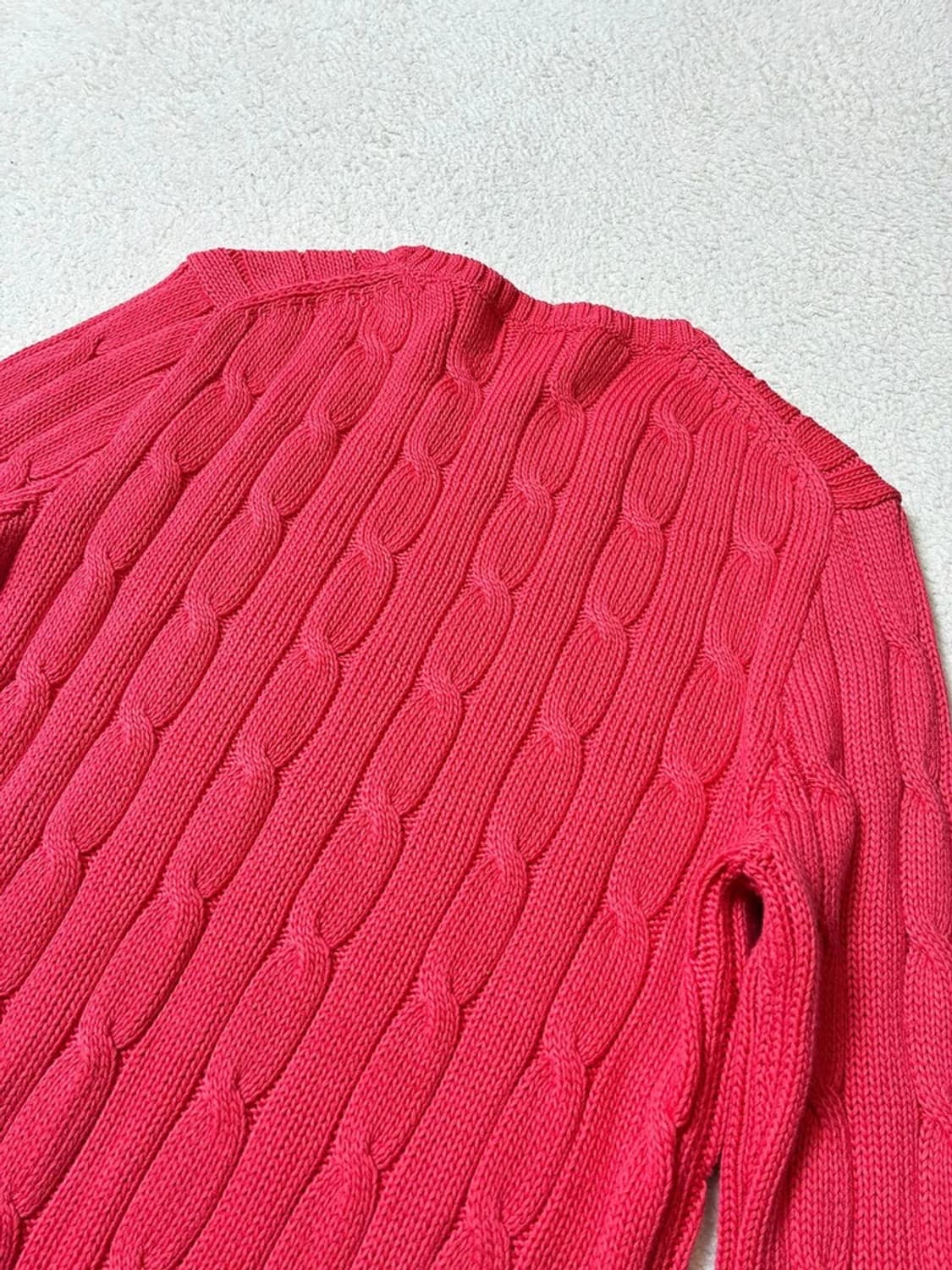 폴로 랄프로렌 큐알 코튼 꽈배기 니트 PN7575 상품이미지5