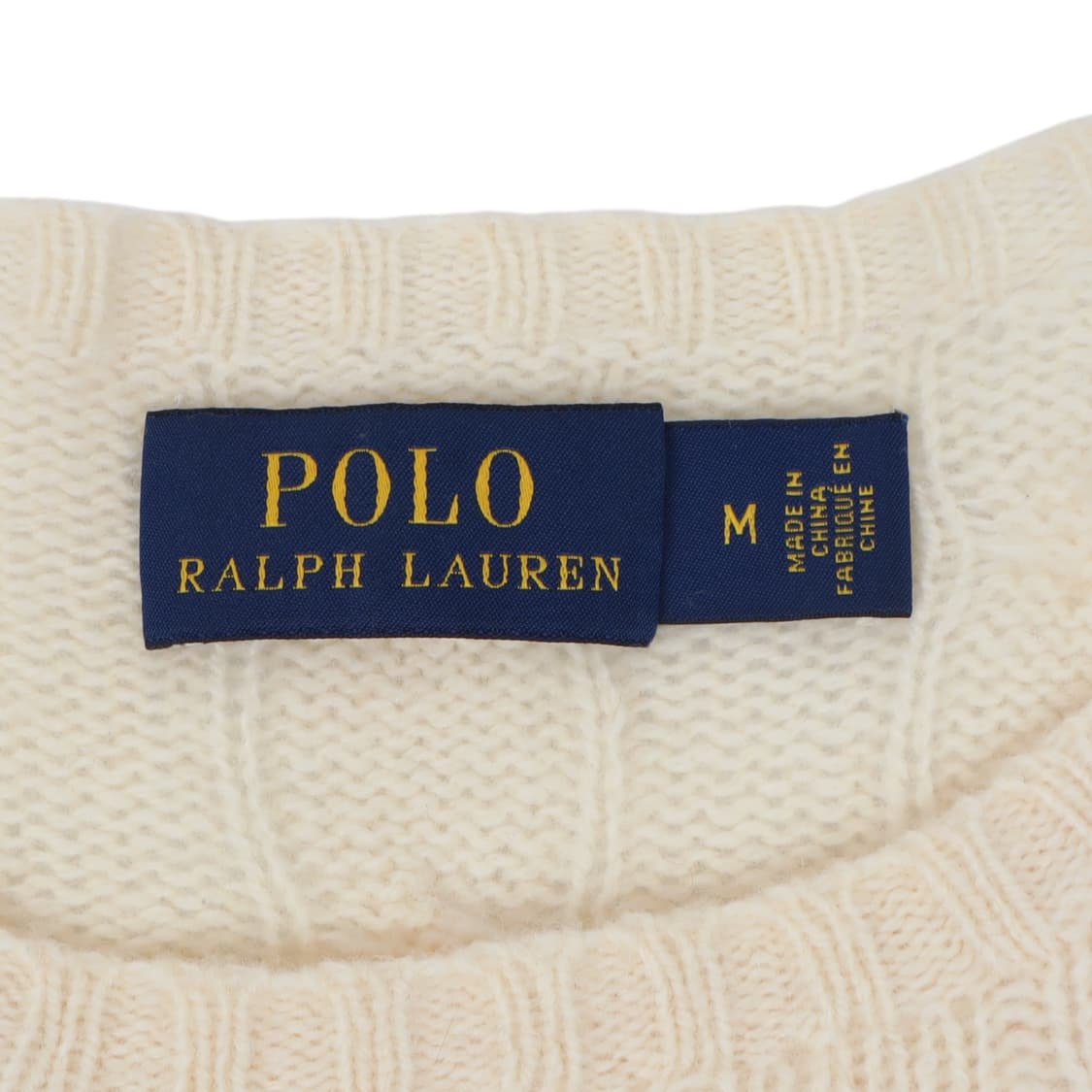 폴로 랄프로렌 크림 울 캐시미어 케이블 니트 상품이미지8