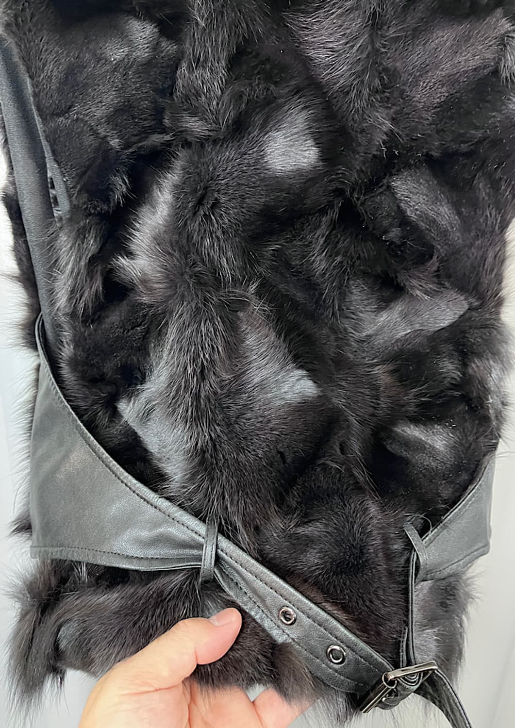 fox fur vest  상품이미지6