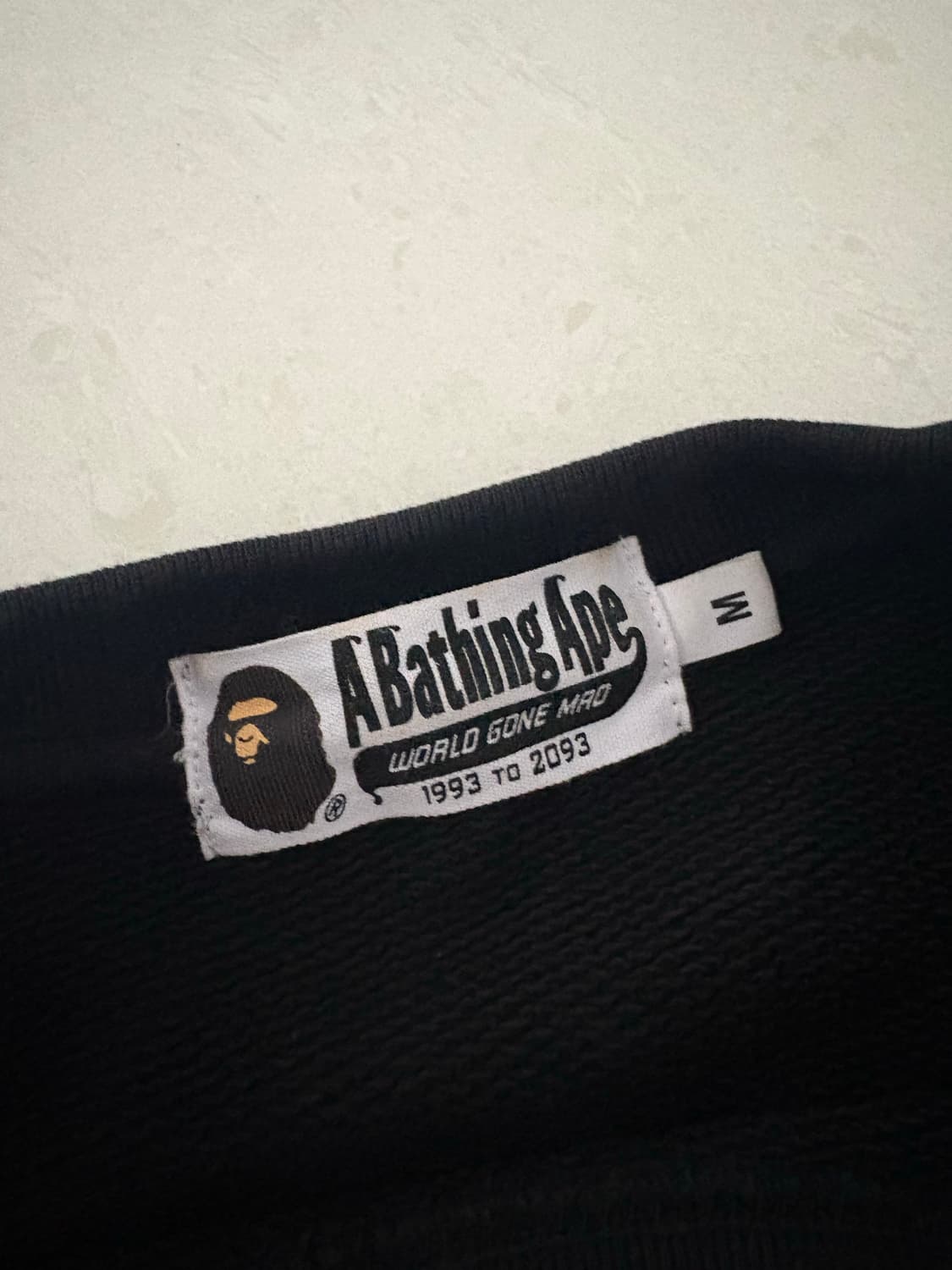 베이프 핸드 드로우 에이프 헤드 맨투맨 M  상품이미지4