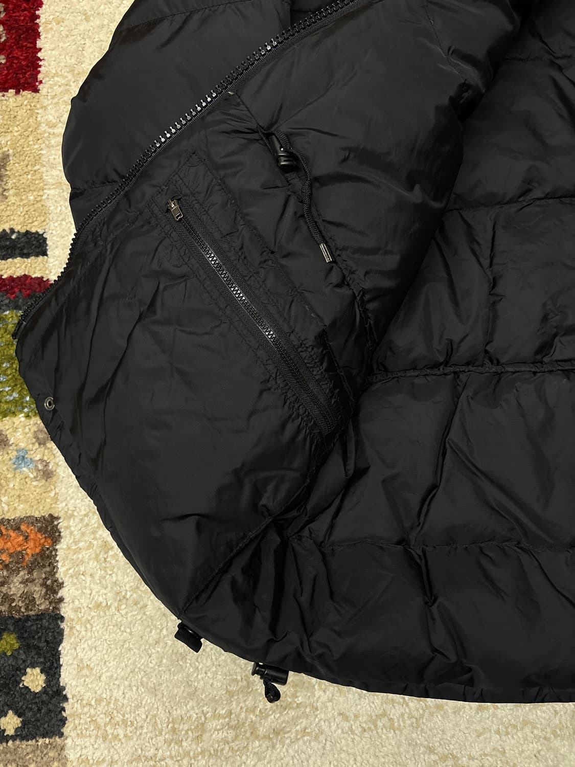 [M] 90s 폴로스포츠 덕다운 푸퍼 블랙 패딩 자켓 상품이미지4