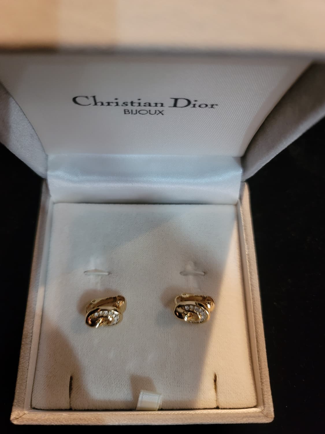 크리스찬디올 금장 목걸이 + 귀걸이 세트 상품이미지3