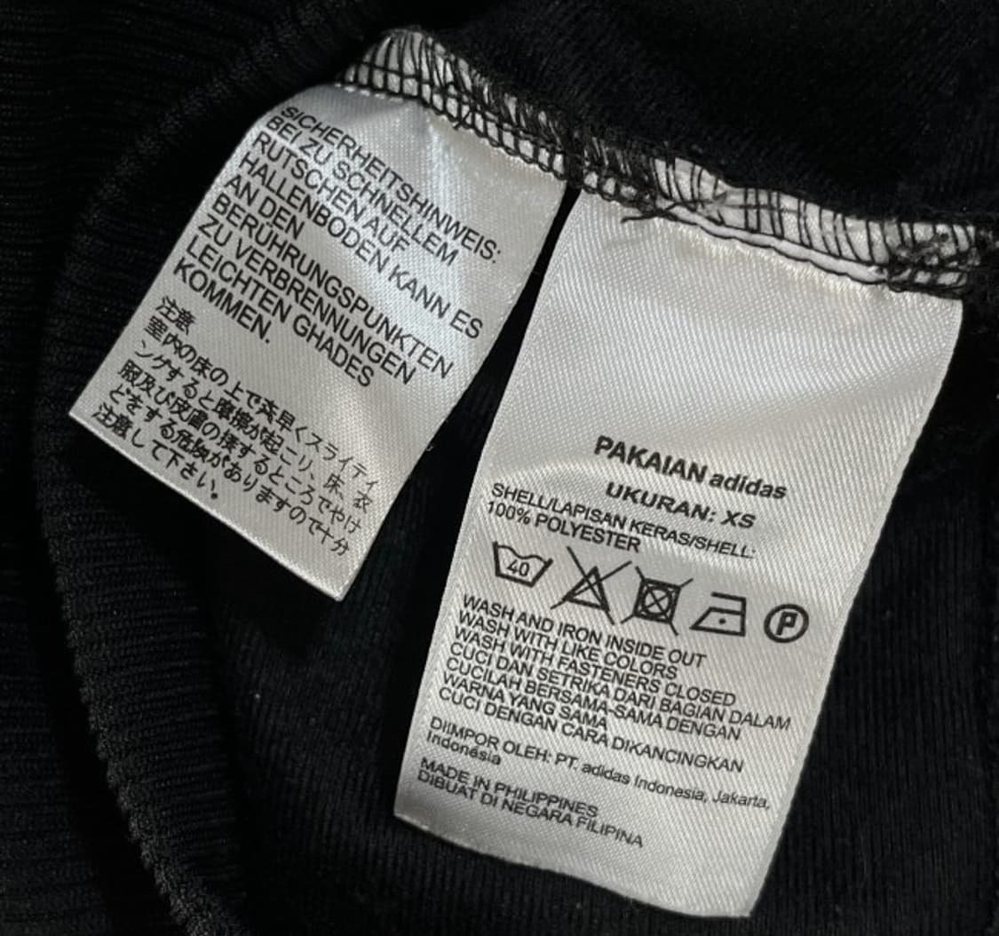 아디다스 파이어버드 블랙 검정 여자 트랙탑 져지집업 85/XS 상품이미지5