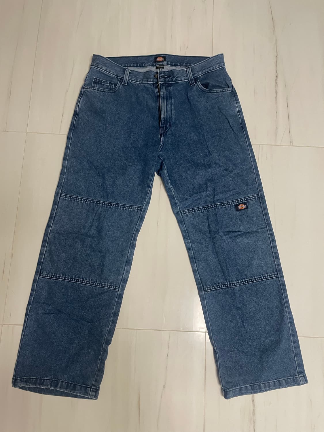 딕키즈 더블니 루즈핏 데님팬츠 상품이미지1