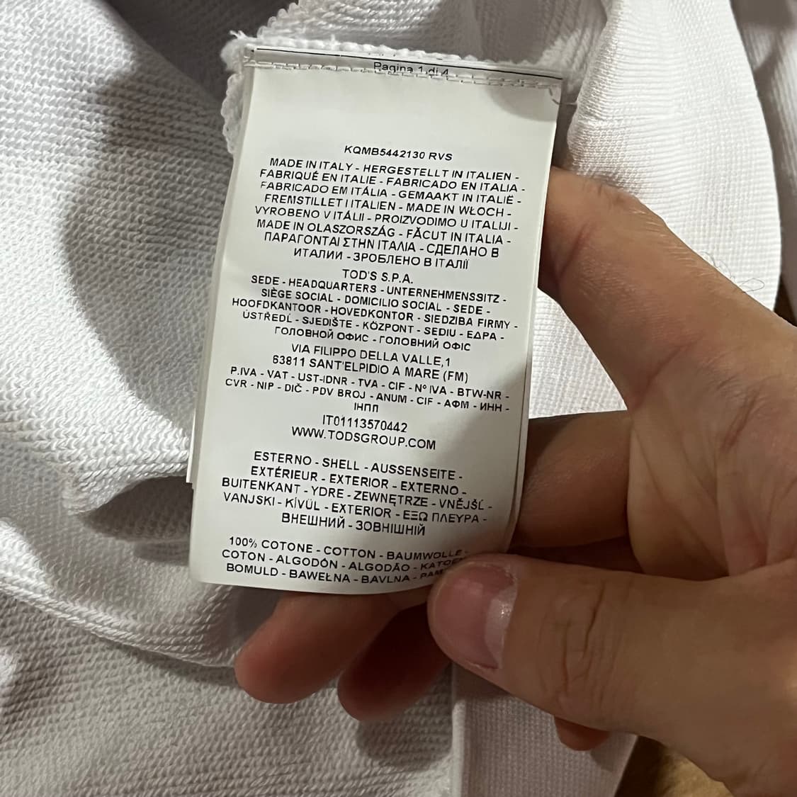 [110] 호간 엠보 후드티 상품이미지8