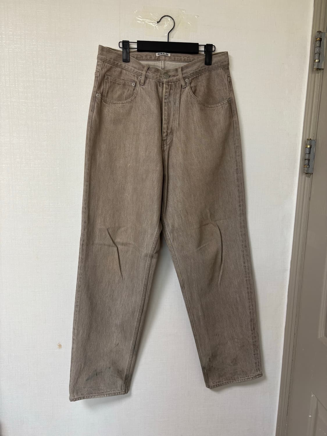 [30] 오라리 하드 트위스트 데님 모카브라운 상품이미지2