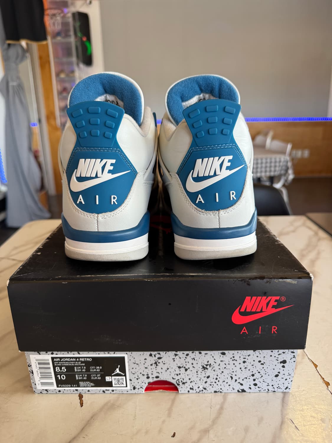 조던4 레트로 인더스트리얼 블루(2024) 265 팝니다 상품이미지5