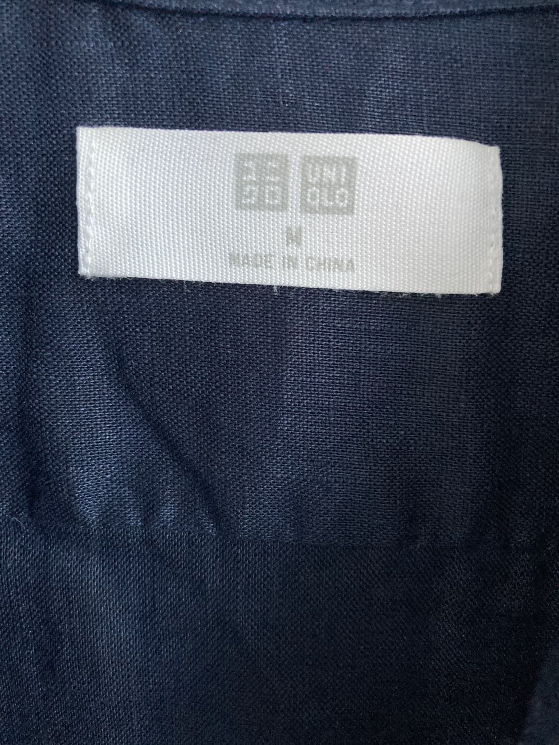 유니클로 린넨100% 셔츠 M 상품이미지2