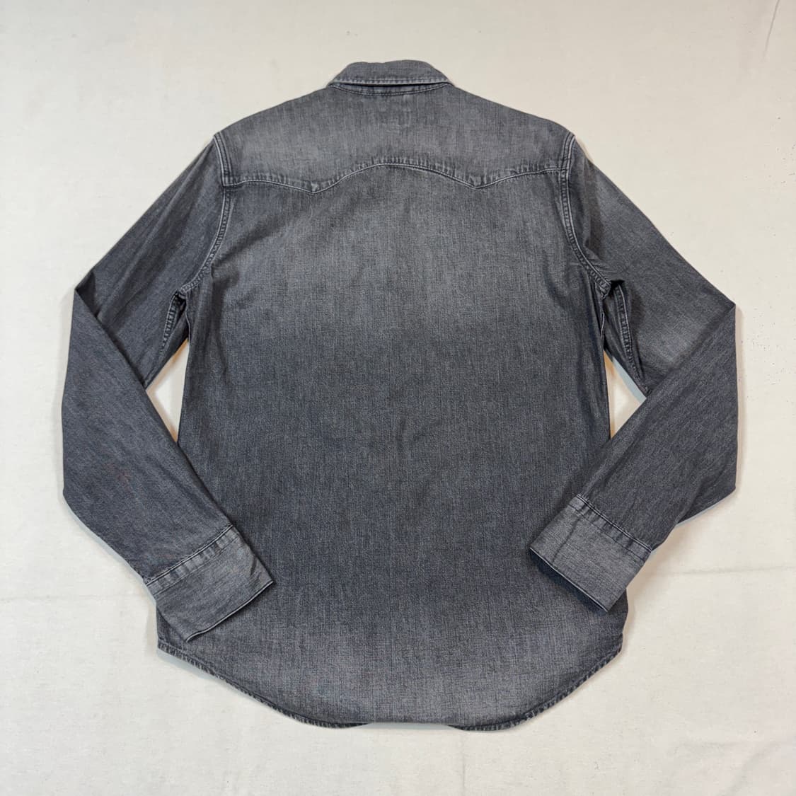 M) 리바이스 스탠다드 투포켓 웨스턴 흑청 데님 셔츠 상품이미지5