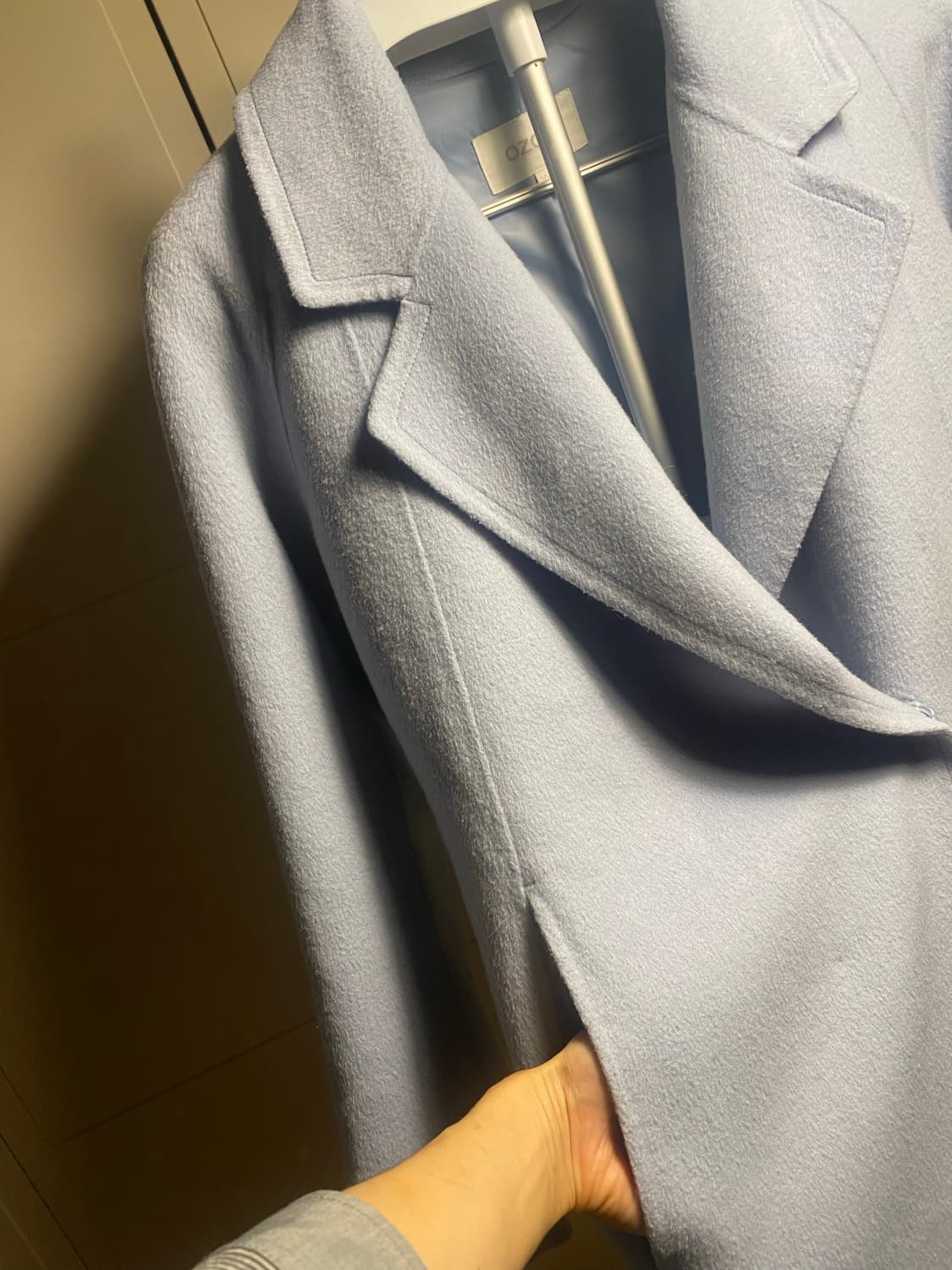 OZOC 하늘색 핸드메이드 코트 55 상품이미지6