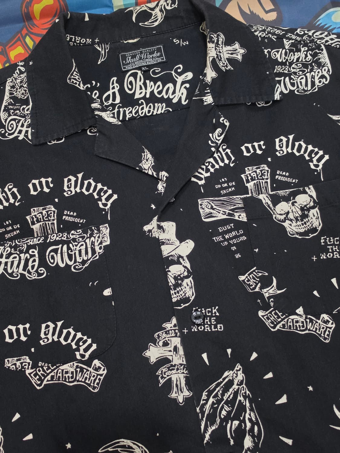 SKULL WORKS 반팔셔츠 XL 상품이미지7