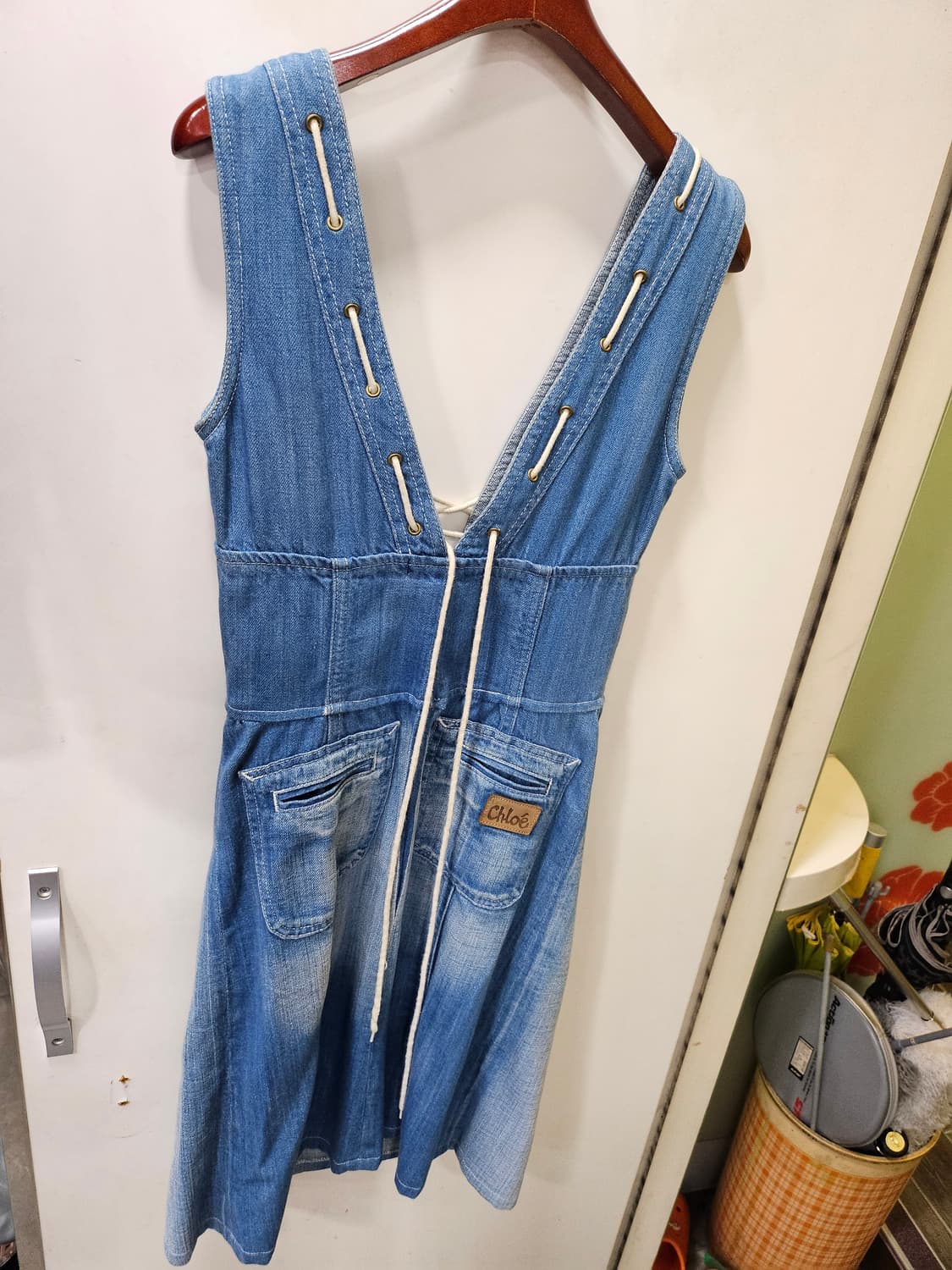 끌로에 데님 원피스 상품이미지6