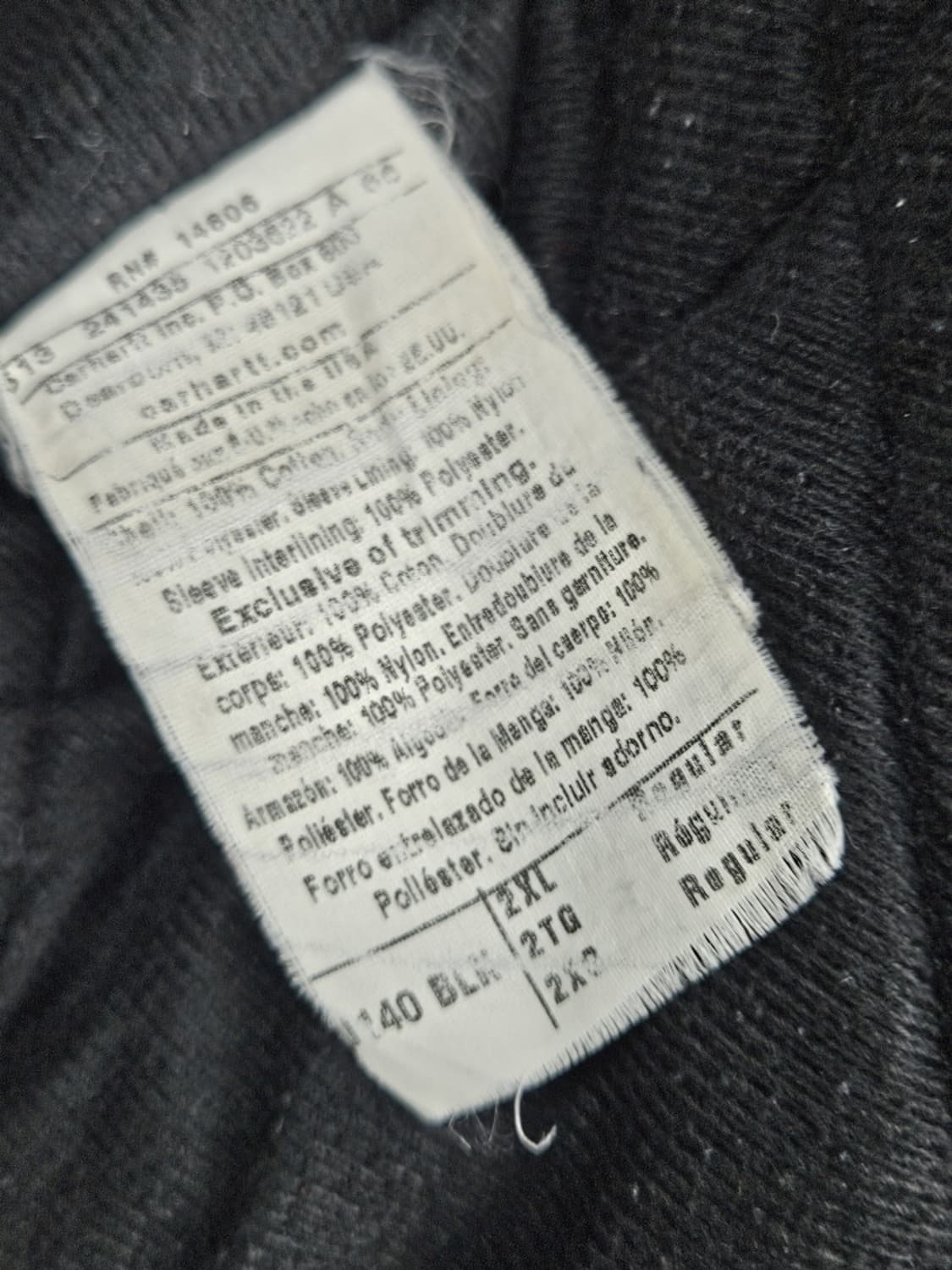 USA 칼하트 J140 덕 액티브 후드 워크 자켓 (2XL)/ 10280 상품이미지9