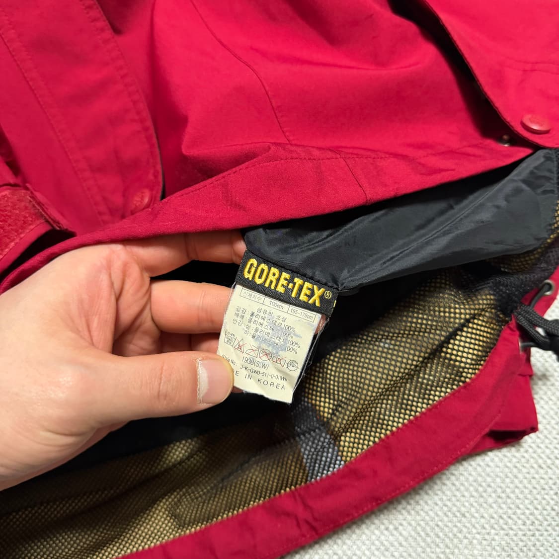 코오롱스포츠 고어텍스 바람막이 자켓 상품이미지4