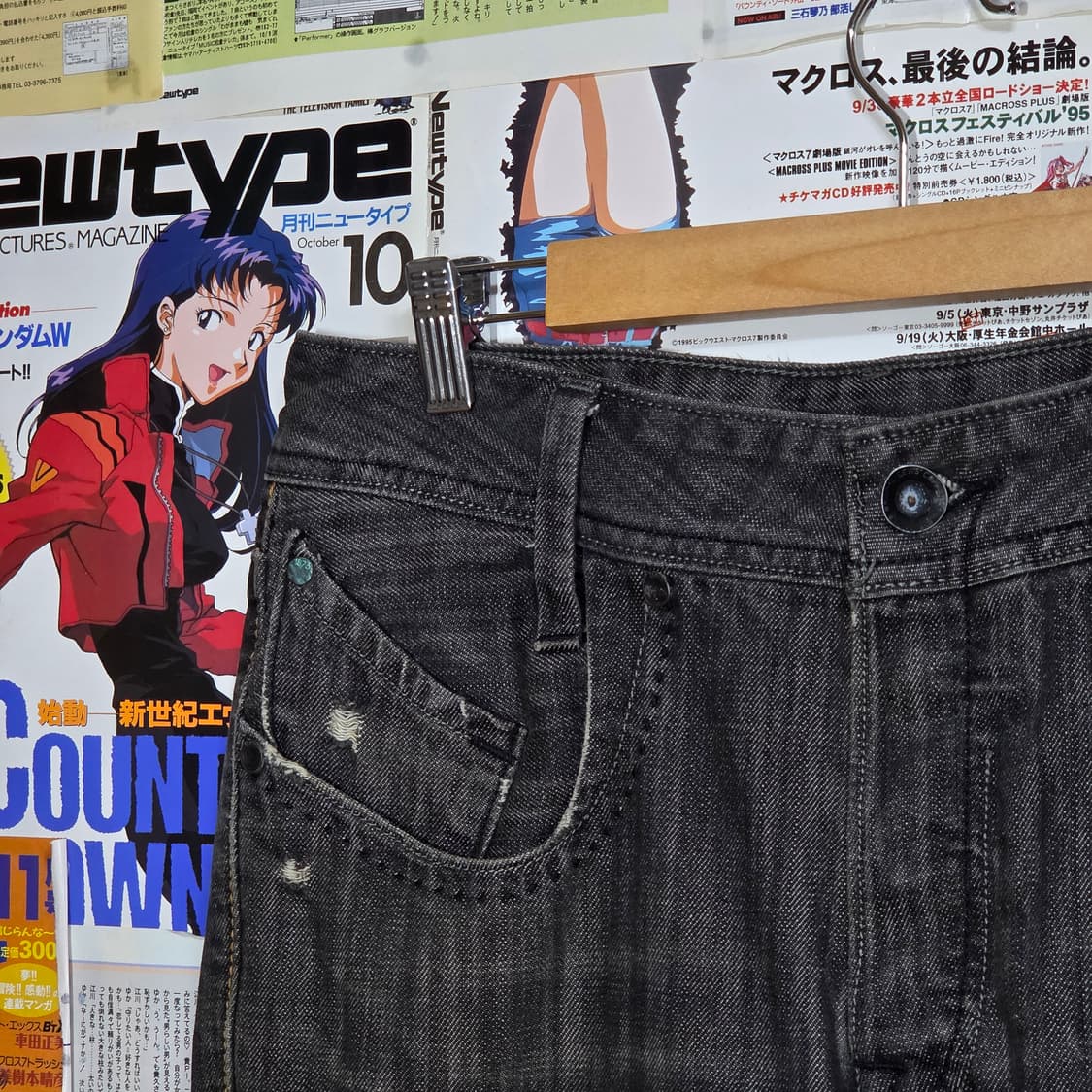 리바이스 그레이 워싱 데님 팬츠 상품이미지7