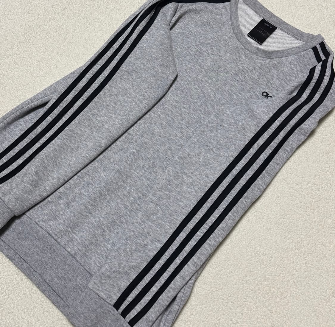 아디다스 회검 맨투맨 상품이미지5