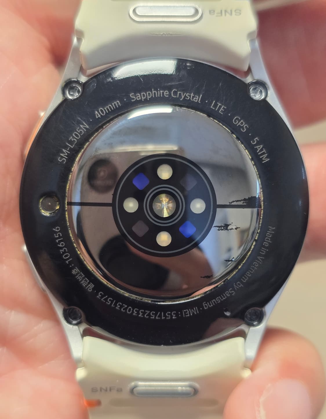 갤럭시워치7 SM-L305N 40mm 실버 크림 정상해지 SKt LTE 상품이미지4