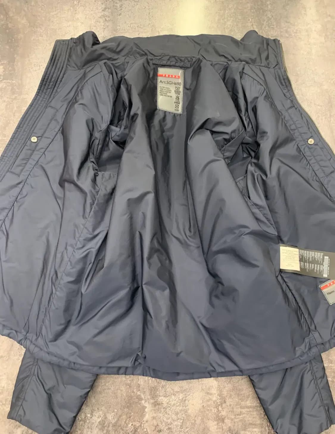 프라다 디테쳐블 패딩재킷(충전재/나일론)46 사이즈 상품이미지8