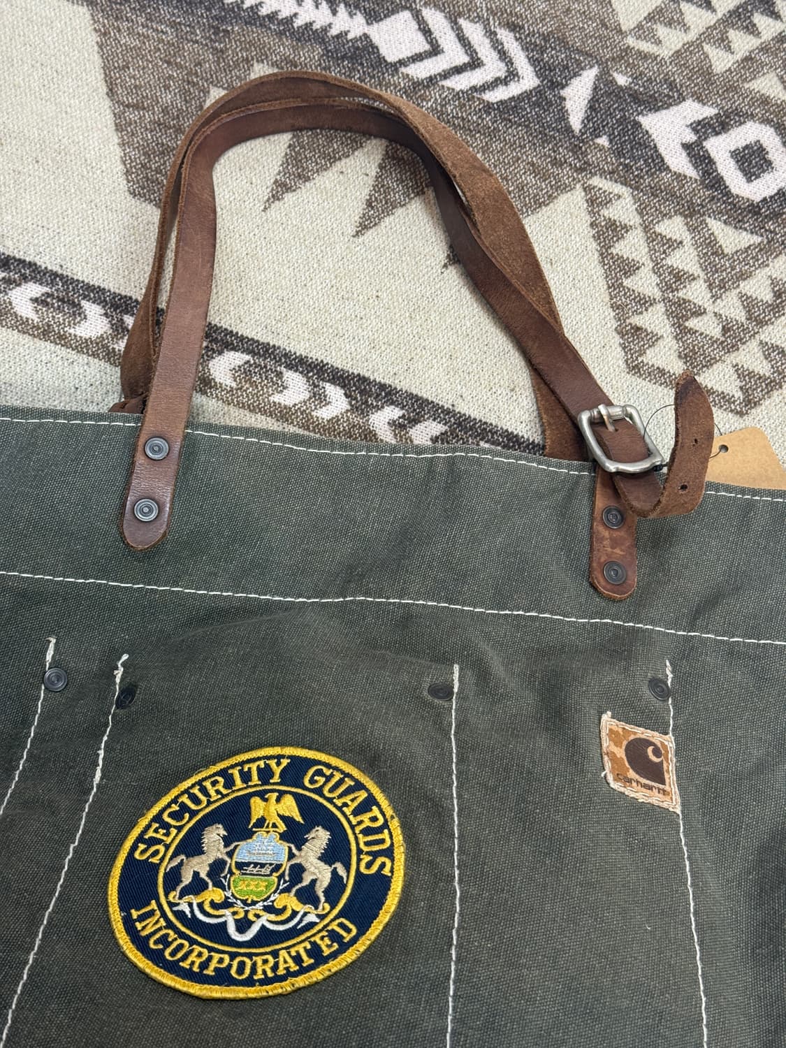 칼하트 빈티지 커스텀 가방 상품이미지4