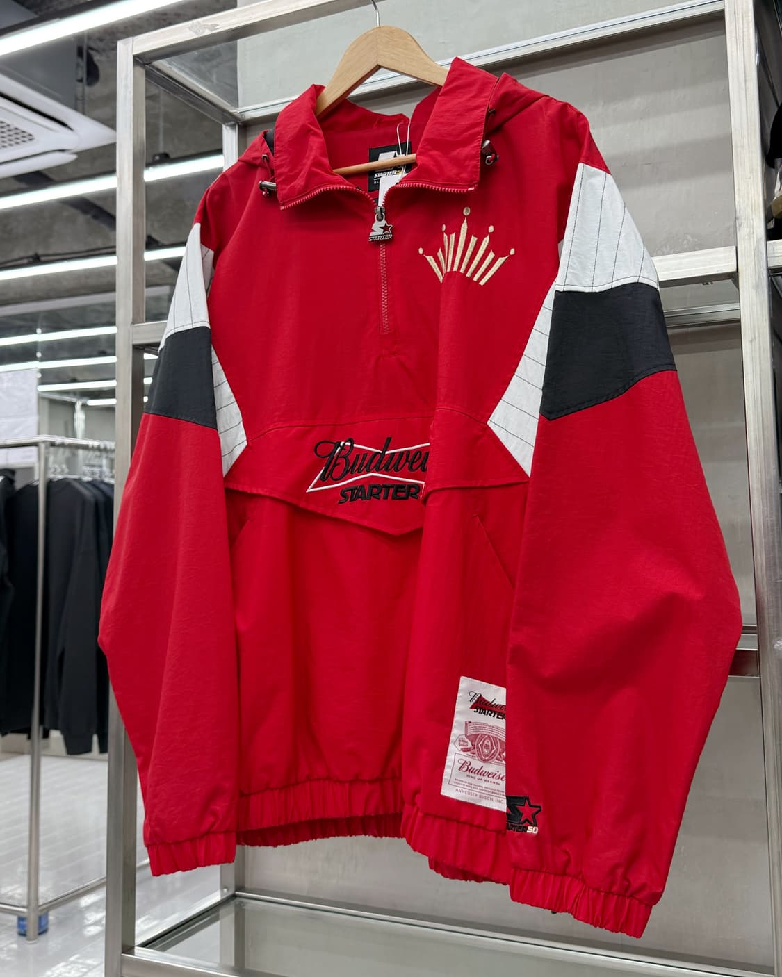 버드와이저 스타터 50주년 오버사이즈 아노락 바람막이 자켓 상품이미지2