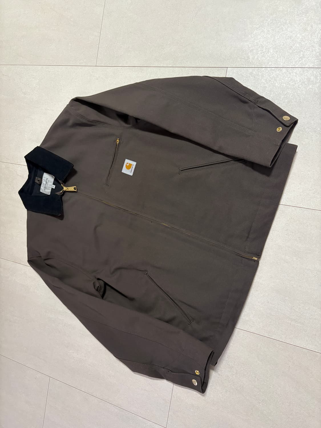 [XL] 칼하트 WIP 디트로이트 토바코 블랙 리지드 상품이미지1