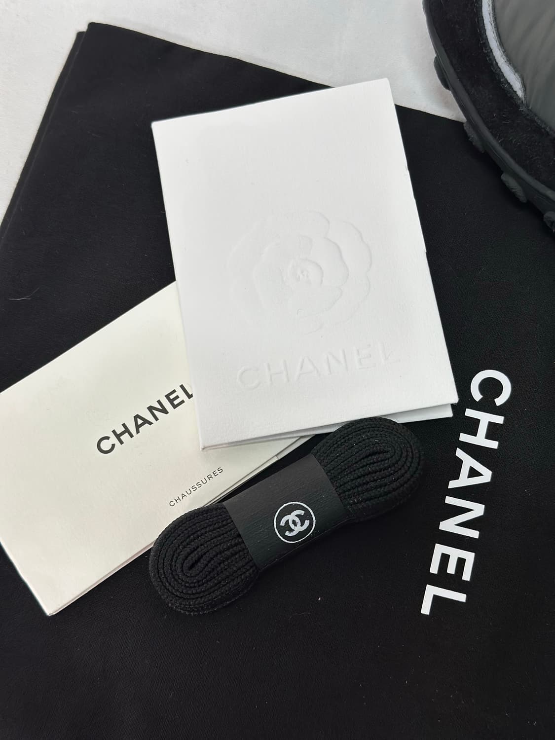 샤넬 CC로고 레터링 스니커즈 상품이미지8