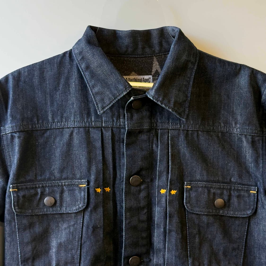 베이프 펠트 엔틱 안감 데님 자켓 상품이미지2