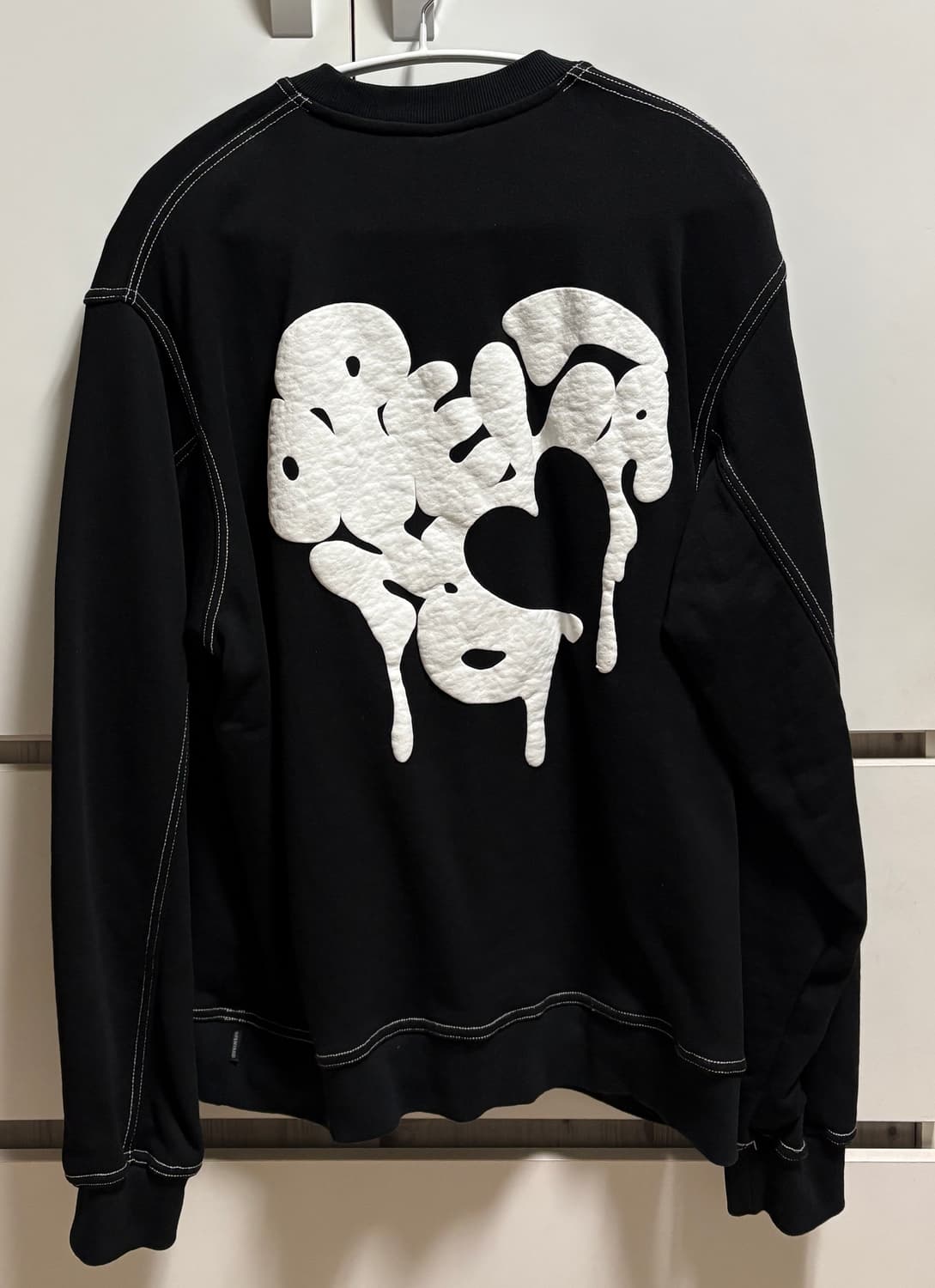 OY EMBOSS MELTING HEART MTM - BLACK 0사이즈 상품이미지5