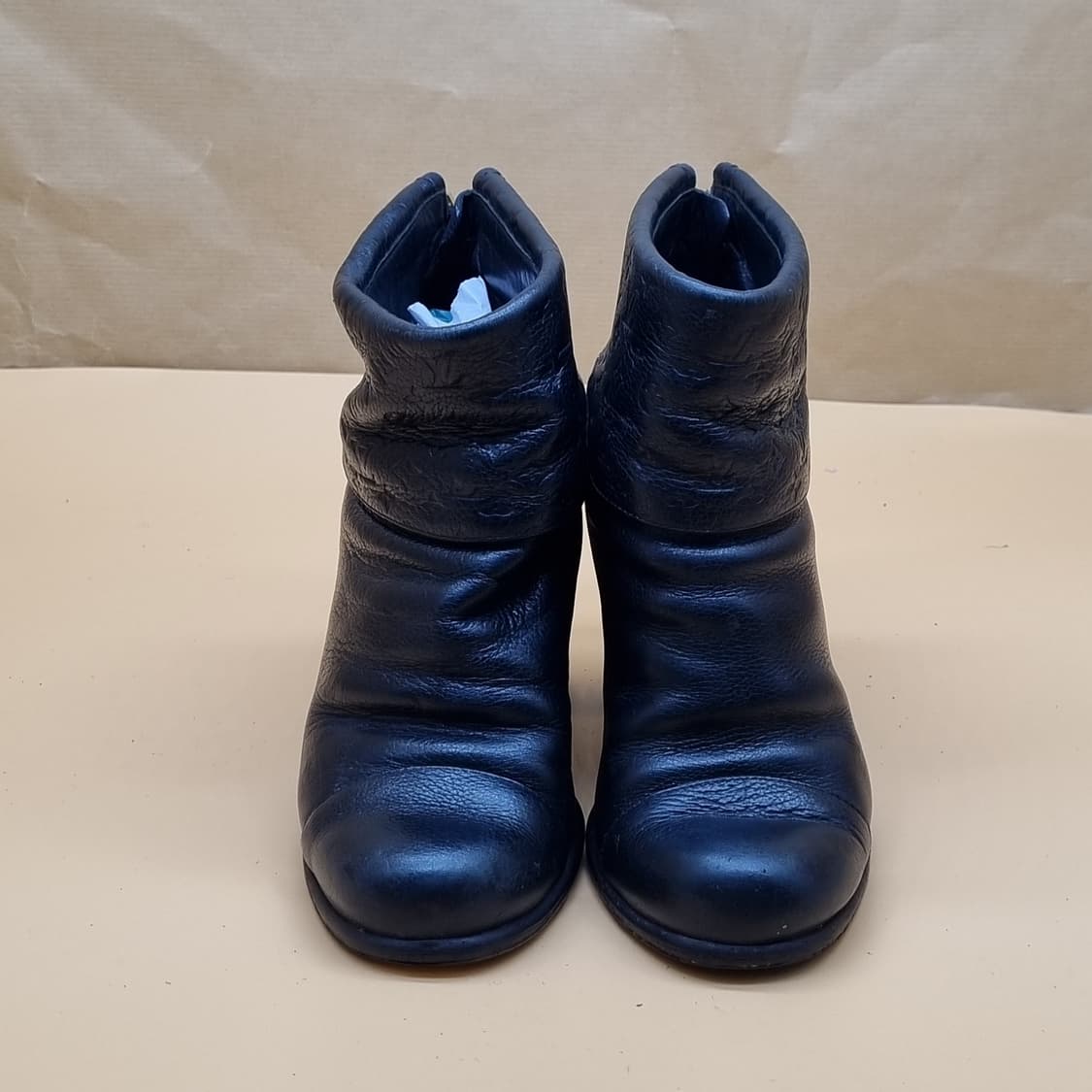 토리버치 가죽 앵클부츠35.5 225 굽10 상품이미지2