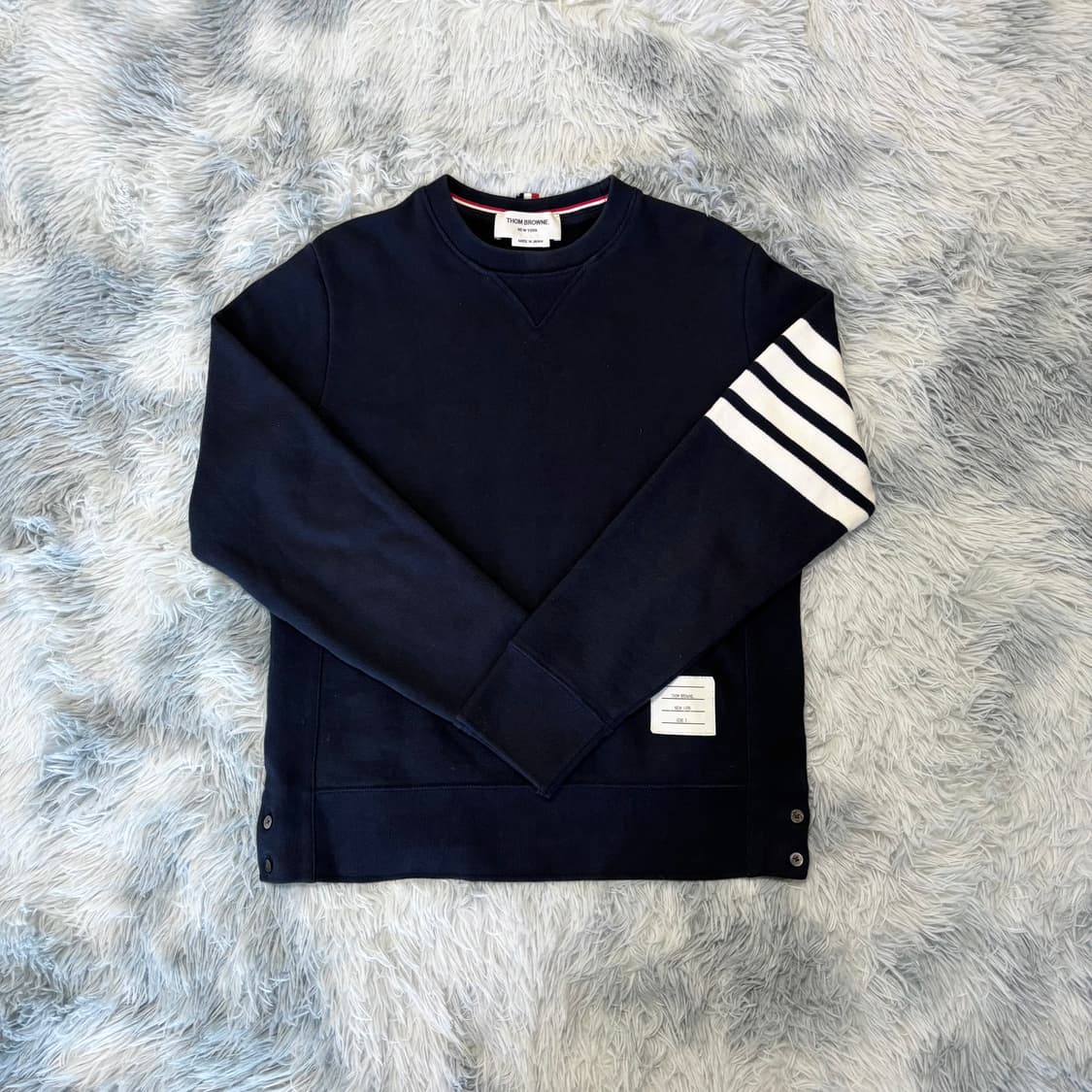 [2 Size] 톰브라운 4선 맨투맨 상품이미지1