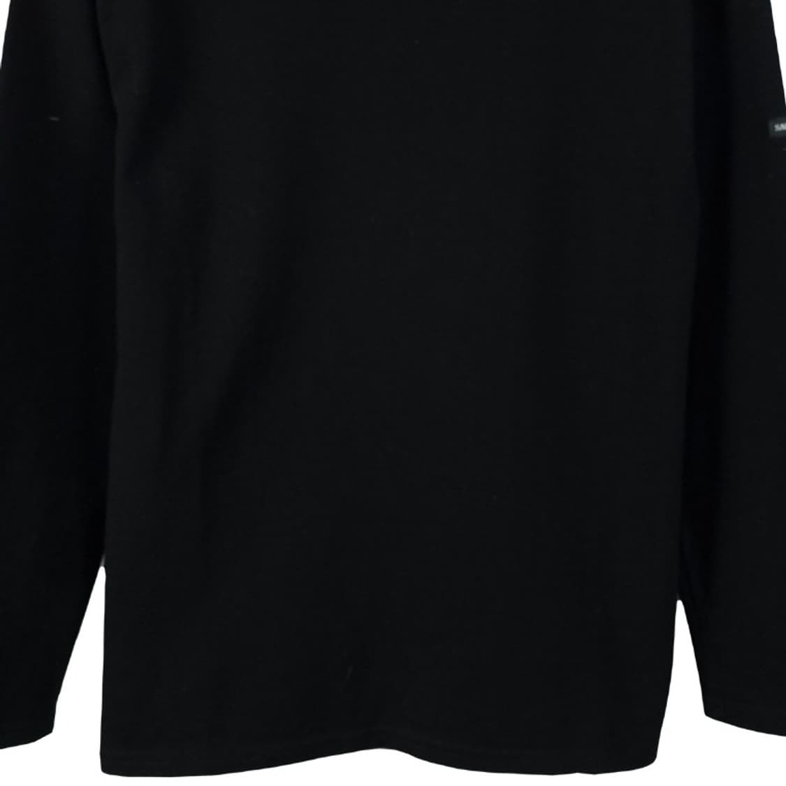 [세인트제임스] 루즈핏 보트넥 롱슬리브 긴팔티 블랙 M19683 상품이미지5