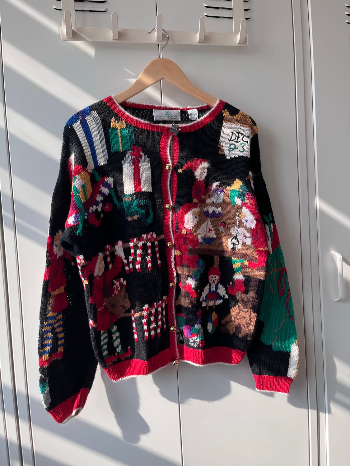 Design ptions 크리스마스 작업실 니트 가디건 상품이미지2