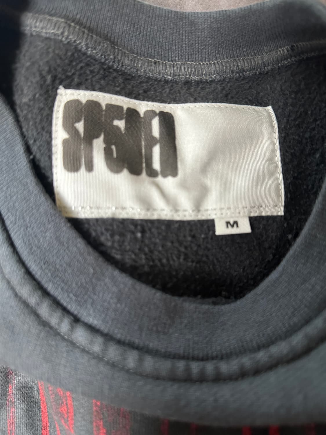 SP5DER DIFFUSED COLLEGIATE 크루넥 M 상품이미지3