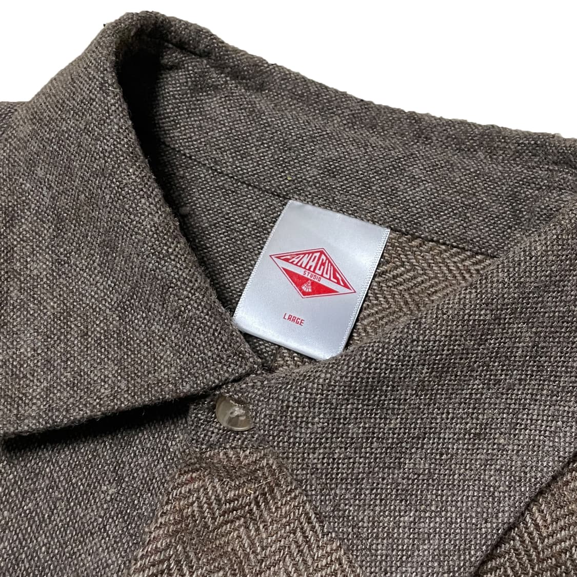 파나컬트 울코튼 언발란스 헤링본 셔츠 상품이미지5