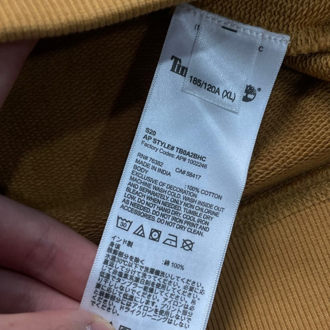 105 팀버랜드 맨투맨  상품이미지4